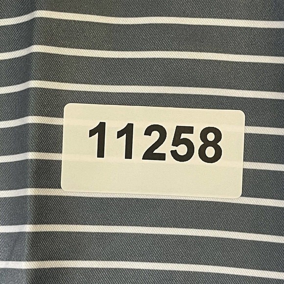 Tattoo Golf Shorts Adult 44 Gray Striped Golf Golfing Performance Logo Mens NWOT - Picture 14 of 14